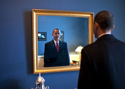 Photographer Pete Souza caught Barack Obama minutes before taking the oath to become the 44th President of the United States of America on Jan. 20, 2009, as captured in the documentary The Way I See It.