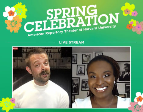 Mark Lunsford (left) and Brittney Mack served as co-hosts for the Spring Celebration put on by the American Repertory Theater on June 5, 2021.