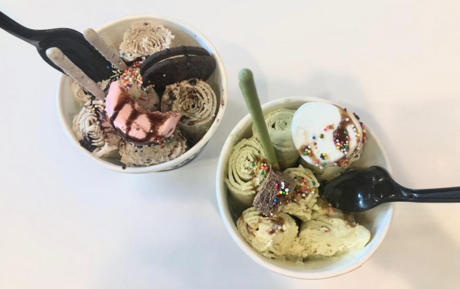 Before we could even snap a picture of the Oreo Lovers (left) and Matcha Lady, we had to sink our teeth into the delicacy, and oh, boy was it worth it!