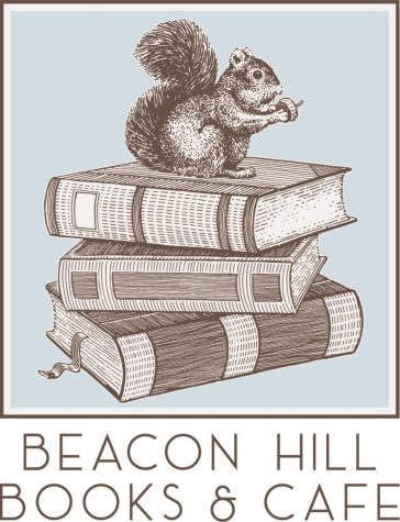 Paige (pictured above) is the Beacon Hill Books & Cafe cartoon mascot.
