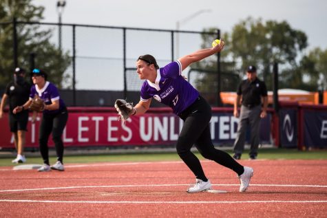 Pitcher Haylie Wagner will be playing in the Athletes Unlimited softball season every weekend in August in Rosemont, Ill.  