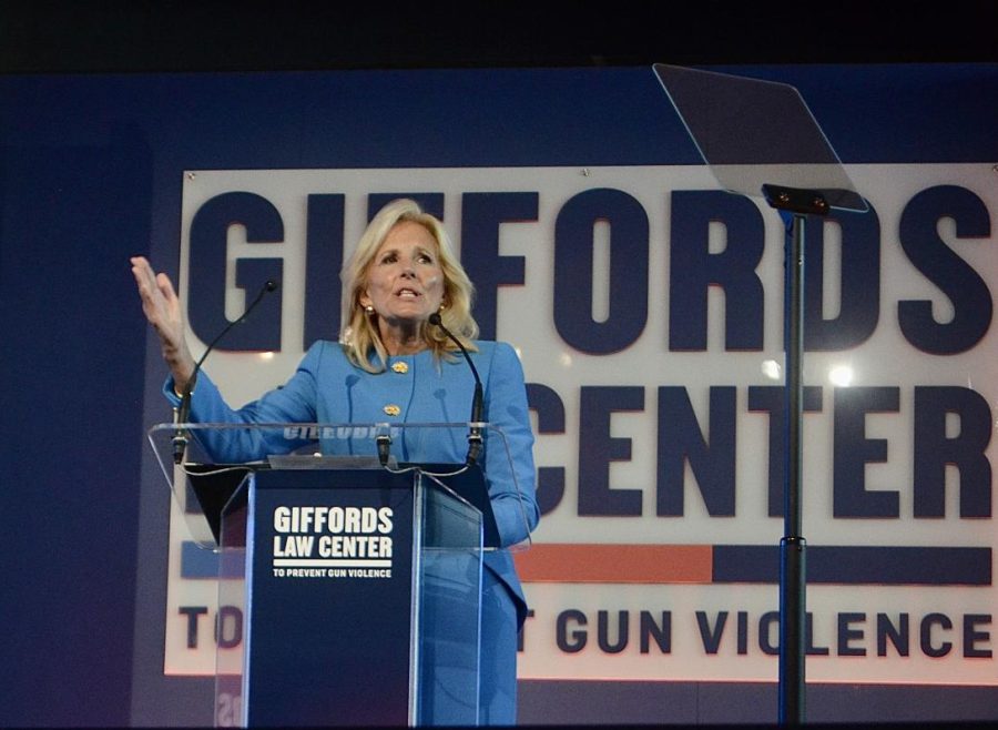 Dr.+Jill+Biden+was+the+keynote+speaker+at+a+Giffords+Law+Center+to+Prevent+Gun+Violence+event+in+San+Francisco+on+June+13%2C+2023.