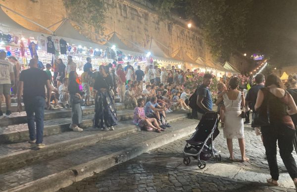 At night, Trastevere transforms into a location crowded with Rome’s young adults.