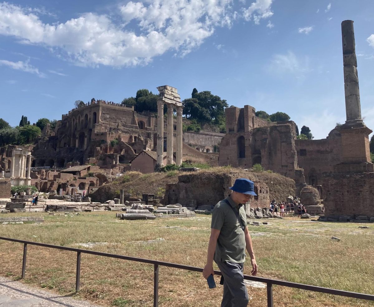 The+ruins+of+the+Roman+Forum+offers+a+surprising+and+fascinating+collection+of+buildings%2C+statues%2C+pillars%2C+carvings%2C+murals%2C+and+arching+structures.