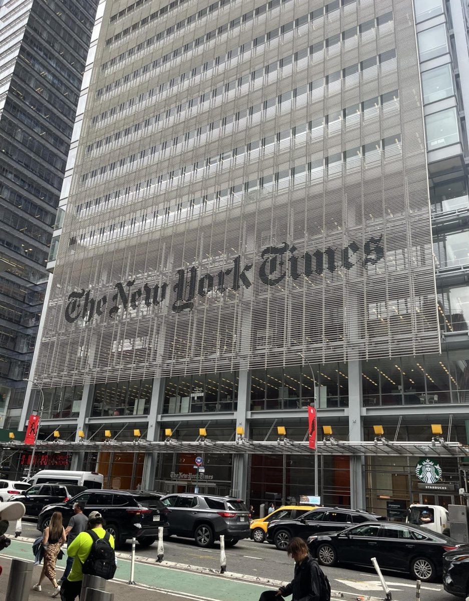 The New York Times headquarters in Manhattan on June 15, 2023. 