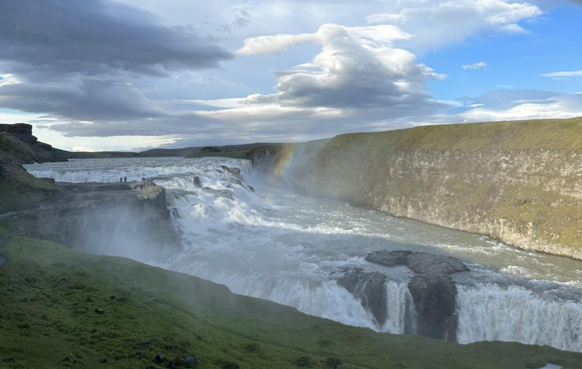 Gullfoss waterfall in southern Iceland in the summer of 2024. 