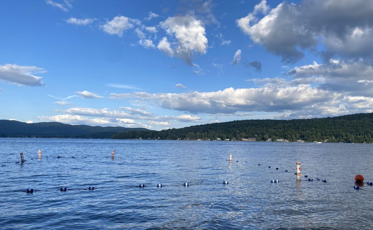 One of the swimming areas along the shore of Lake George in Upstate New York.